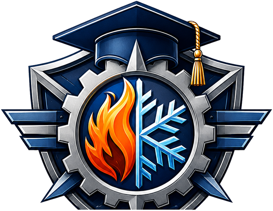 Service-1st HVAC Academy shield logo